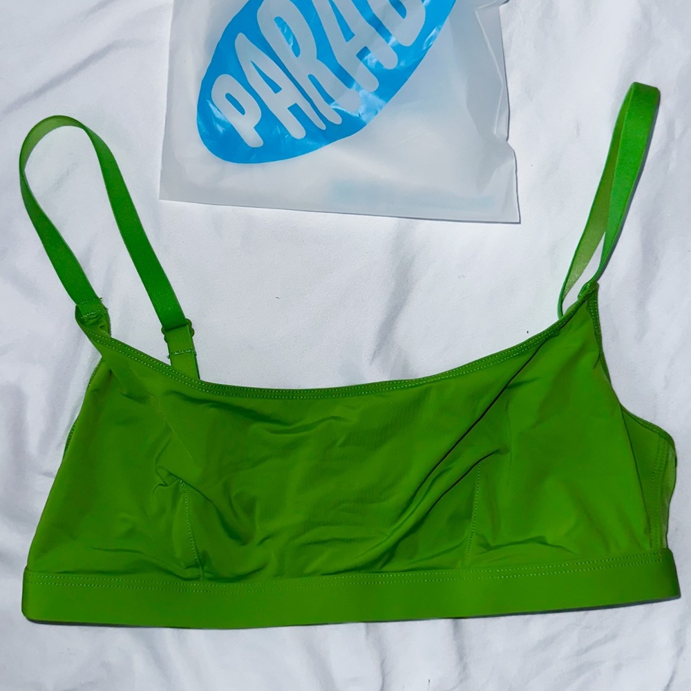 Bright Green Parade Bralette